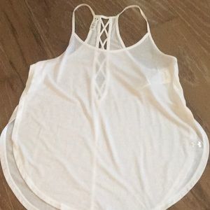 White underarmor tank! Worn two times!